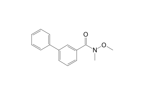 N-methoxy-N-methyl-3-phenyl-benzamide