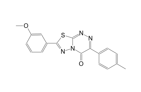 4H-[1,3,4]thiadiazolo[2,3-c][1,2,4]triazin-4-one, 7-(3-methoxyphenyl)-3-(4-methylphenyl)-