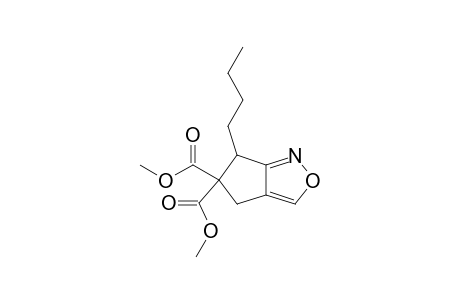 dimethyl 6-butyl-4,6-dihydrocyclopenta[c][1,2]oxazole-5,5-dicarboxylate