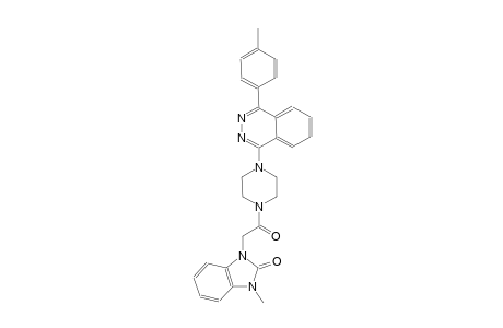 1-methyl-3-(2-{4-[4-(4-methylphenyl)-1-phthalazinyl]-1-piperazinyl}-2-oxoethyl)-1,3-dihydro-2H-benzimidazol-2-one
