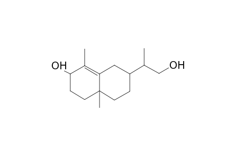 2-Naphthalenol, 2,3,4,4a,5,6,7-octahydro-1,4a-dimethyl-7-(2-hydroxy-1-methylethyl)