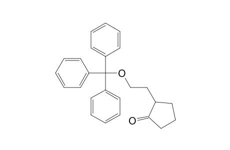 2-(2'-Trityloxyethyl)cyclopentanone