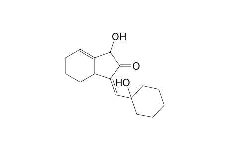 (3Z)-3a,4,5,6-Tetrahydro-1-hydroxy-3-((1-hydroxycyclohexyl)methylene)-1H-inden-2(4H)-one