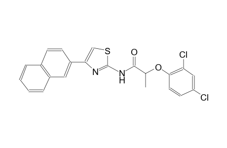 2-(2,4-dichlorophenoxy)-N-[4-(2-naphthyl)-1,3-thiazol-2-yl]propanamide