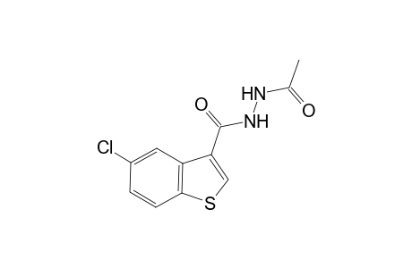 1-acetyl-2-[(5-chlorobenz[b]thien-3-yl)carbonyl]hydrazine