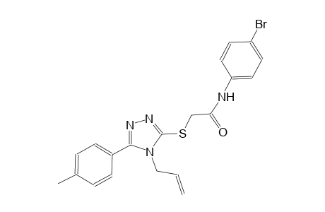2-{[4-allyl-5-(4-methylphenyl)-4H-1,2,4-triazol-3-yl]sulfanyl}-N-(4-bromophenyl)acetamide