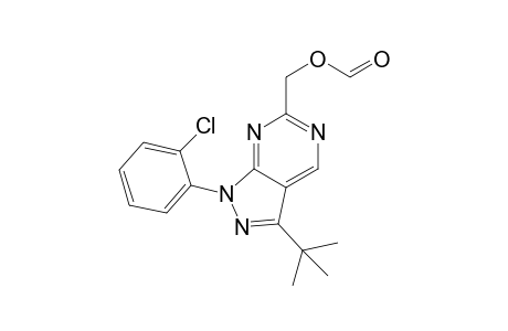 3-Tert-butyl-1-(2-chlorophenyl)-6-[(formyloxy)methyl]-1Hpyrazolo[3,4-d]pyrimidine