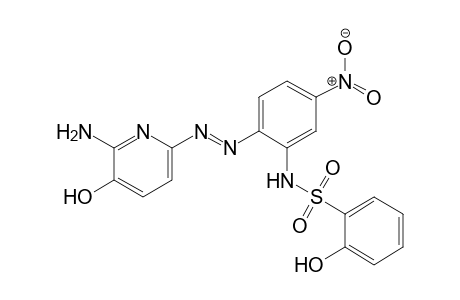 Benzenesulfonamide, N-[2-[2-(6-amino-5-hydroxy-2-pyridinyl)diazenyl]-5-nitrophenyl]-2-hydroxy-