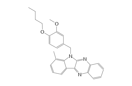 6-(4-butoxy-3-methoxybenzyl)-7-methyl-6H-indolo[2,3-b]quinoxaline