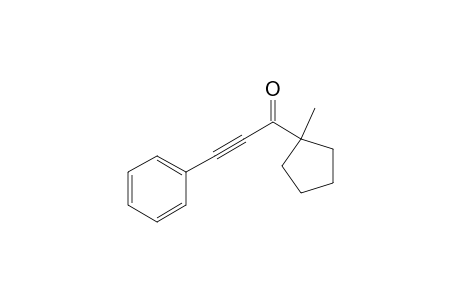 2-Propyn-1-one, 1-(1-methylcyclopentyl)-3-phenyl-