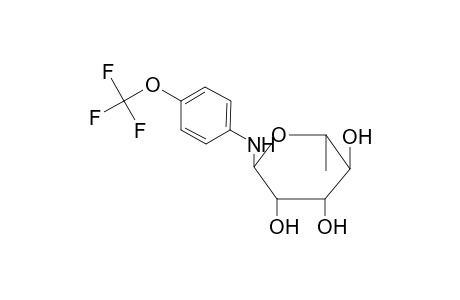 2-Methyl-6-(4-trifluoromethoxy-phenylamino)-tetrahydro-pyran-3,4,5-triol