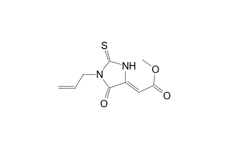 1-Allyl-4-methoxycarbonylmethylene-perhydro-5-oxo-2-thioxoimidazole