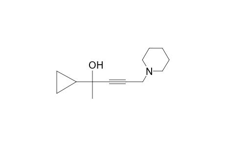 Pent-3-yn-2-ol, 2-cyclopropyl-5-(1-piperidyl)-