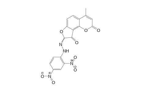 4-Methyl-8-(2',4'-dinitrophenylazo)-4-methyldihydrofuro[2,3-h]coumarin-9-one