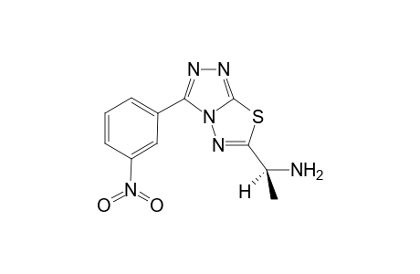 1-{3'-(3"-Nitrophenyl)-[1,2,4]triazolo[3,4-b]thiadiazol-6'-yl}-ethylamine