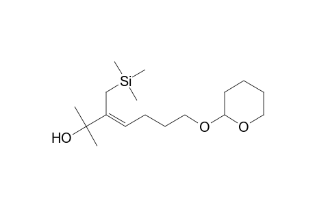 (Z)-7-(tetrahydropyranyloxy)-3-[(trimethylsily)-methyl]-2-methyl-3-hepten-2-ol