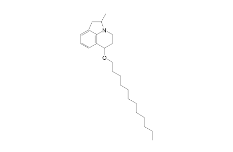 (+-)-6-Dodecyloxy-2-methyl-1,2,5,6-tetrahydro-4H-pyrrolo[3,2,1-ij]quinoline
