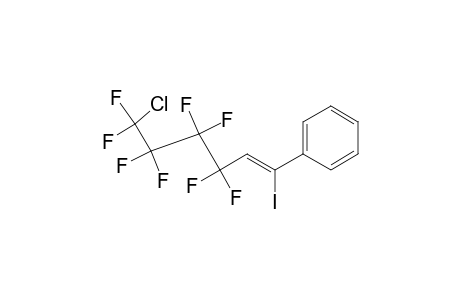 Benzene, (6-chloro-3,3,4,4,5,5,6,6-octafluoro-1-iodo-1-hexenyl)-, (Z)-