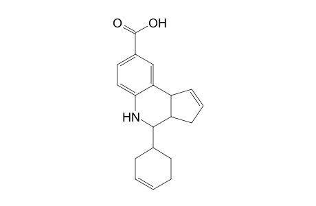 4-(3-Cyclohexen-1-yl)-3a,4,5,9b-tetrahydro-3H-cyclopenta[c]quinoline-8-carboxylic acid