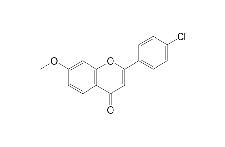 2-(4-Chlorophenyl)-7-methoxy-1-benzopyran-4-one