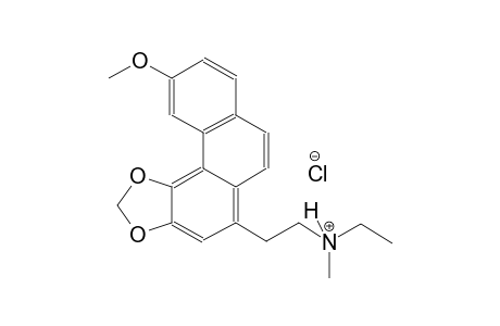 phenanthro[3,4-d][1,3]dioxole-5-ethanaminium, N-ethyl-10-methoxy-N-methyl-, chloride