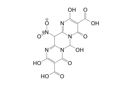 2,6,10-trihydroxy-12-nitro-4,8-dioxo-6,12-dihydrodipyrimido[1,3-c:3',1'-f]pyrimidine-3,9-dicarboxylic acid
