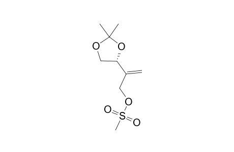 2-[(4R)-2,2-dimethyl-1,3-dioxolan-4-yl]prop-2-enyl methanesulfonate