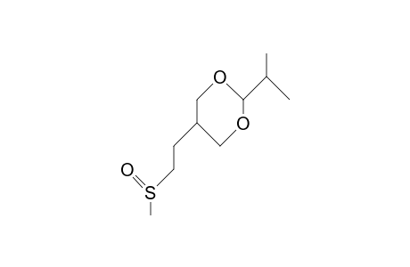 cis-2-ISOPROPYL-5-[2-(METHYLSULFINYL)ETHYL]-m-DIOXANE