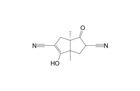 6-Hydroxy-r-1,c-5-dimethyl-2-oxobicyclo[3.3.0]oct-6-ene-3,7-dicarbonitrile