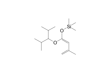 1-(2',4'-Dimethylpent-3'-yloxy)-3-methyl-1-[(trimethylsilyl)oxy]-buta-1,3-diene