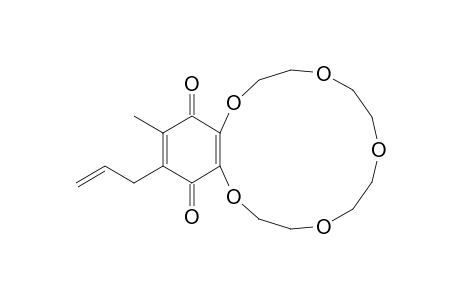 15-Allyl-16-methylbenzo-1,4,7,10,13-pentaoxacyclopentadecane-14,17-dione