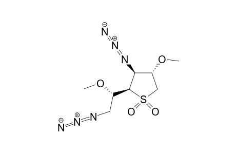 (-)-(2R,3S,4S)-3-Azido-4-methoxy-2-(1'S-methoxy-2'-azido)ethylthiolane S,S-oxide