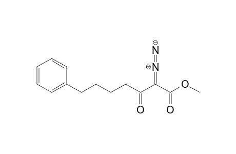 Methyl 2-diazo-3-oxo-7-phenylheptanoate