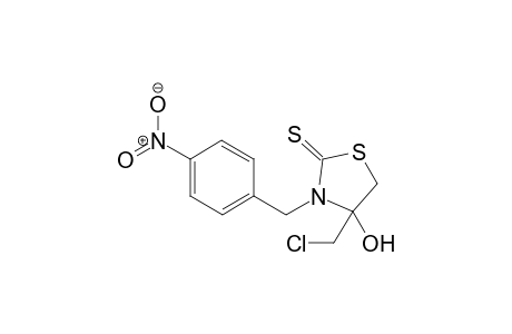 4-(chloromethyl)-4-hydroxy-3-(4-nitrobenzyl)thiazolidine-2-thione