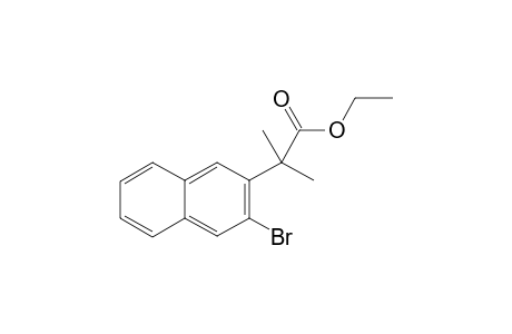 Ethyl 2-(3-bromonaphthalen-2-yl)-2-methylpropanoate