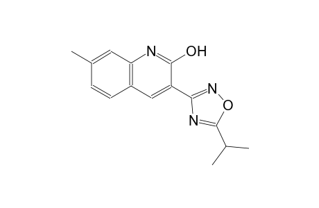 3-(5-isopropyl-1,2,4-oxadiazol-3-yl)-7-methyl-2-quinolinol