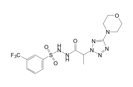1-[2-(5-morpholino-2H-tetrazol-2-yl)propionyl]-2-[(alpha,alpha,alpha-trifluoro-m-tolyl)sulfonyl]hydrazine
