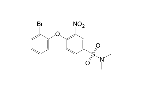 4-(o-bromophenoxy)-N,N-dimethyl-3-nitrobenzenesulfonamide