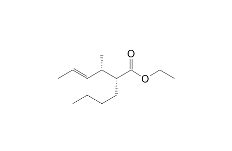 Ethyl (E)-2-(1-Butyl)-3-methyl-4-hexenoate