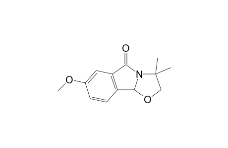 7-methoxy-3,3-dimethyl-2,9b-dihydro-[1,3]oxazolo[2,3-a]isoindol-5-one