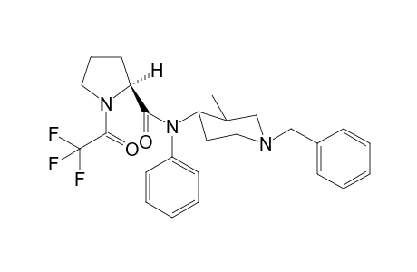 N-(1-Benzyl-3-methylpiperidin-4-yl)-N-phenylprolinamide TFA