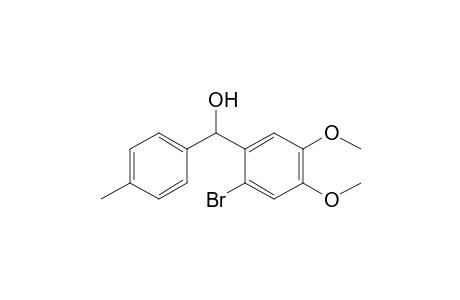 (2-bromanyl-4,5-dimethoxy-phenyl)-(4-methylphenyl)methanol