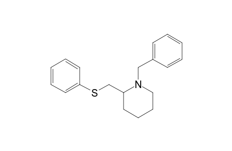 1-BENZYL-2-(PHENYLTHIOMETHYL)-PIPERIDINE