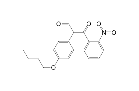 Benzenepropanal, .alpha.-(4-butoxyphenyl)-2-nitro-.beta.-oxo-