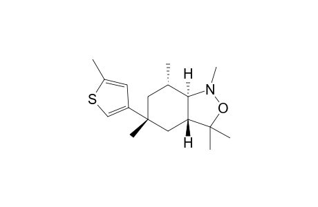 rac-(3aR,5R,7S,7aR)-1,3,3,5,7-pentamethyl-5-(5-methylthiophen-3-yl)octahydrobenzo[c]Isoxazole