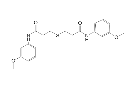 3-{[3-(3-methoxyanilino)-3-oxopropyl]sulfanyl}-N-(3-methoxyphenyl)propanamide