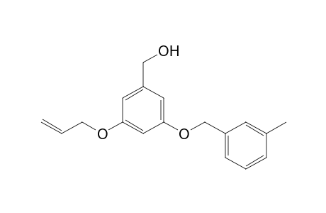 3-(m-Methylbenzyloxy)-5-allyloxybenzyl alcohol