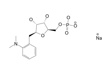 1-BETA-[2-(N,N-DIMETHYL-AMINO)-BENZYL]-1-DEOXY-D-RIBOFURANOSIDE-MONOPHOSPHATE
