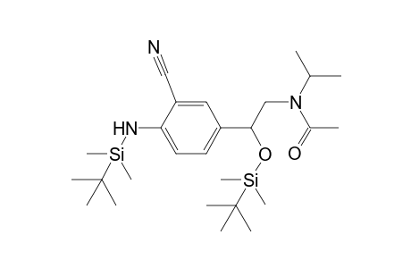 Cimaterol, N-acetyl, N',O-bis-TBS