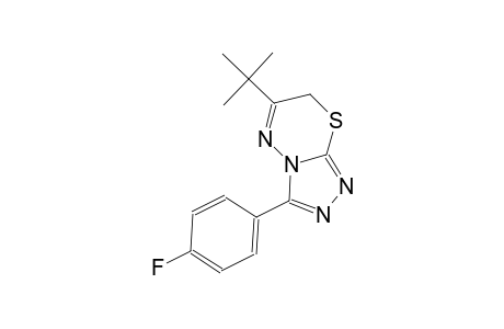 6-tert-butyl-3-(4-fluorophenyl)-7H-[1,2,4]triazolo[3,4-b][1,3,4]thiadiazine